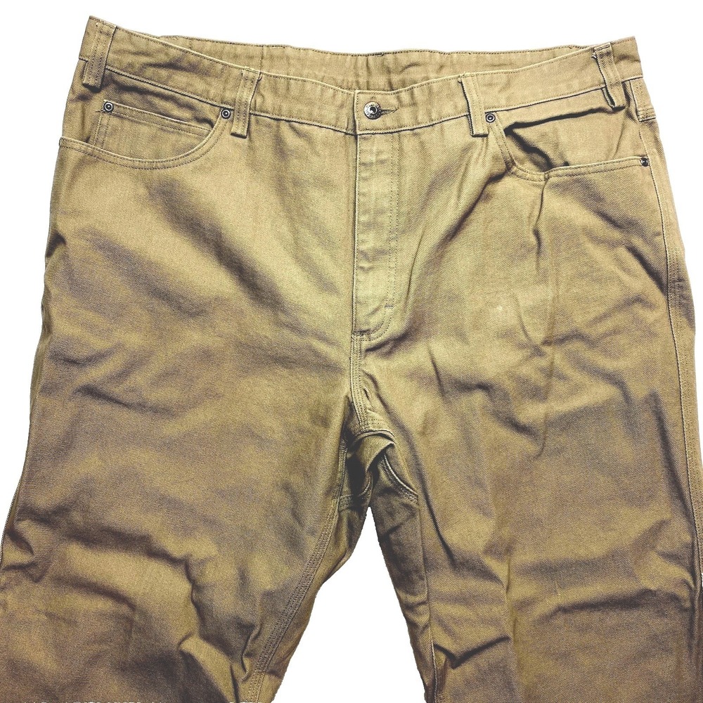 Duluth Trading Co Pants Mens 44 Tan Heavy Duty Workwear Canvas
